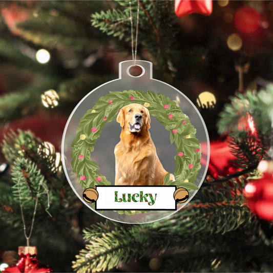 Dog Photo - Personalized Acrylic Ornament